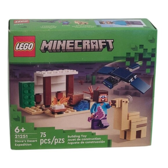 LEGO Minecraft: Steve's Desert Expedition (21251) NIB Gaming Building Gift - Picture 1 of 7